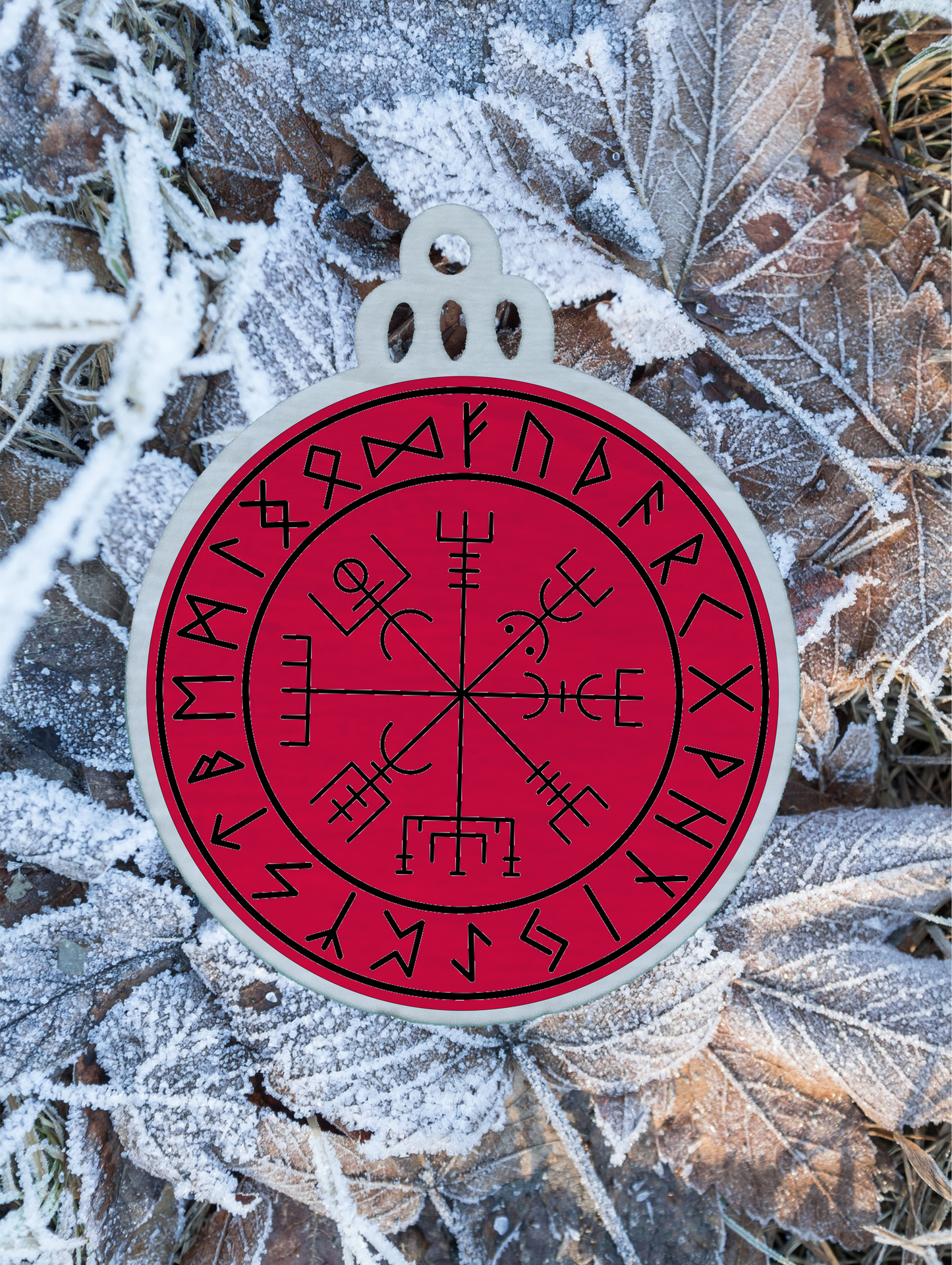 Vegvisir, la protezione nel viaggio. Pallina di Natale