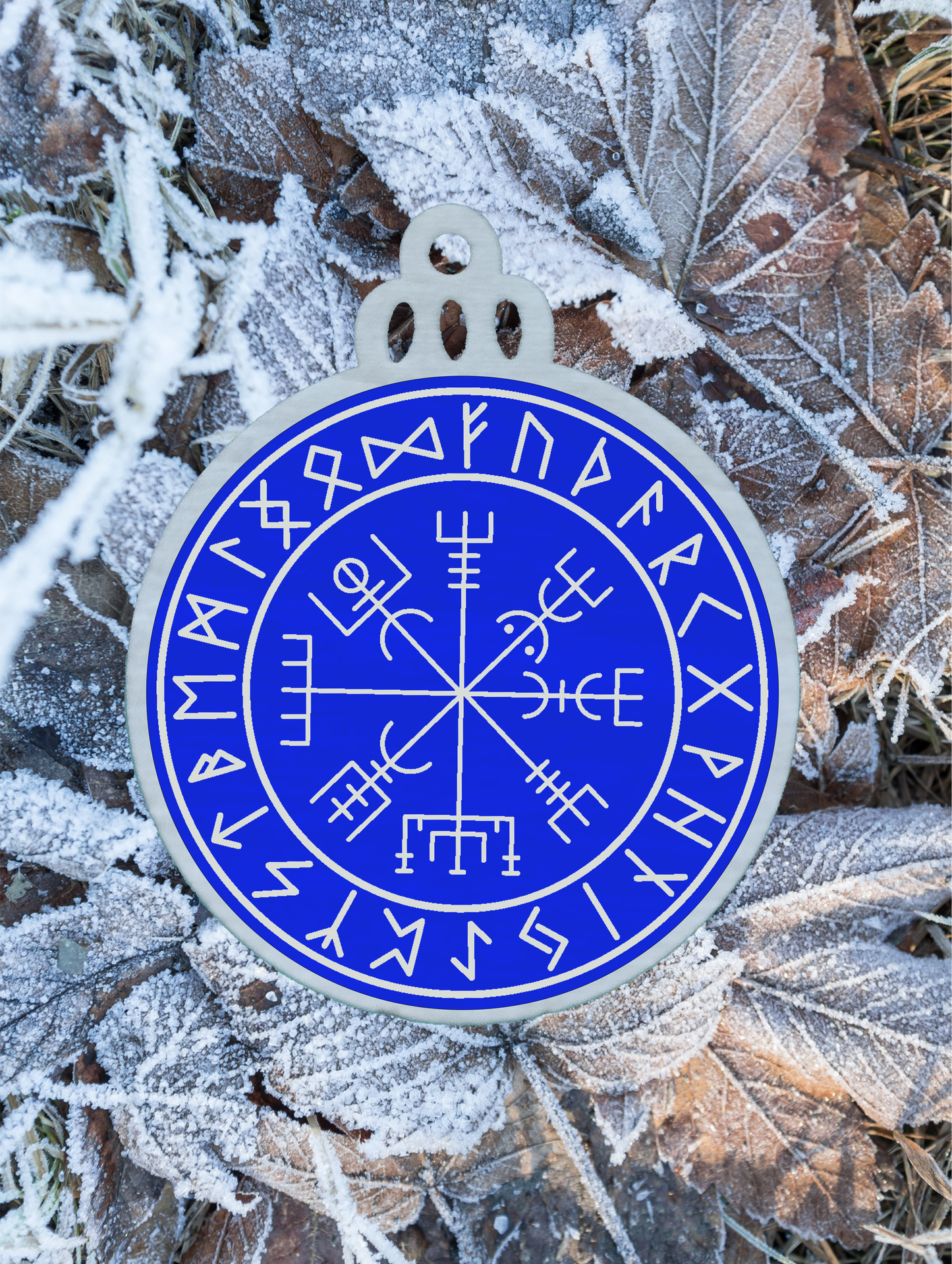 Vegvisir, la protezione nel viaggio. Pallina di Natale